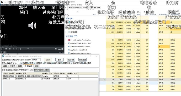 屏幕截图 2021-02-22 只打开弹幕