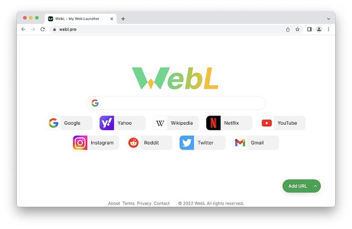 WebL Homepage