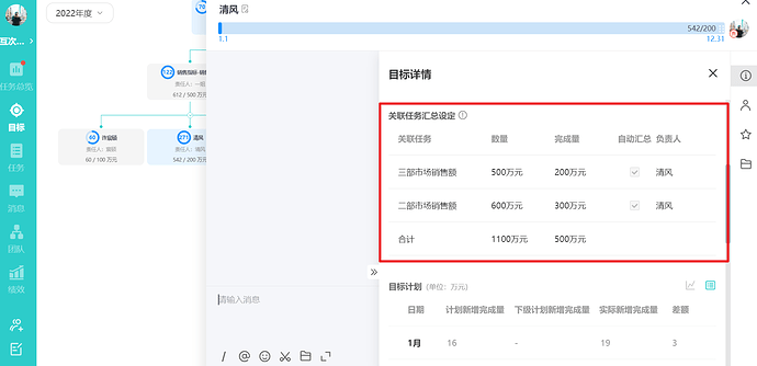 4.关联任务汇总设定