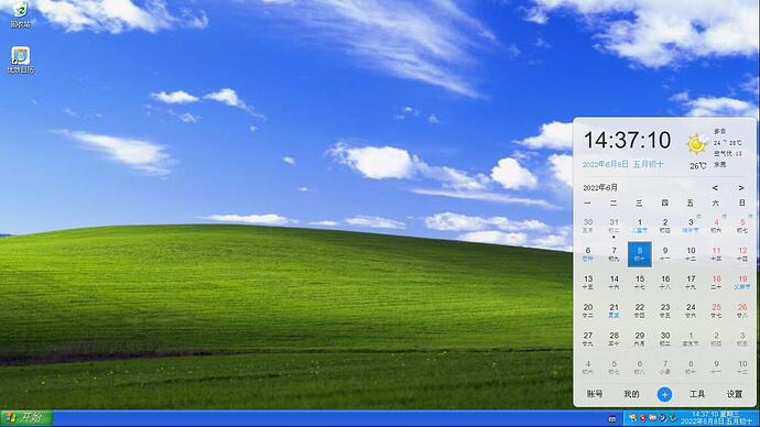 运行在 Windows XP 系统