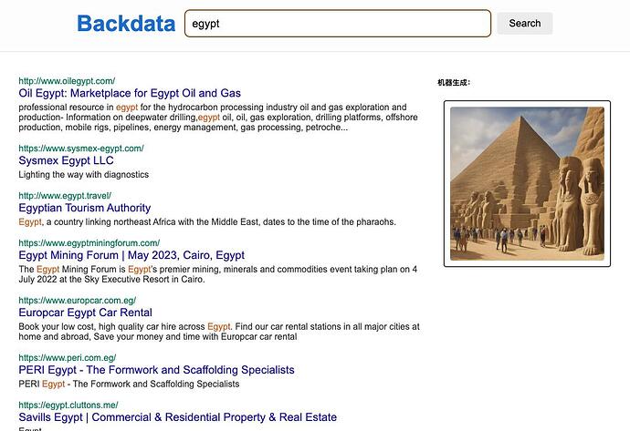 Backdata draw egypt