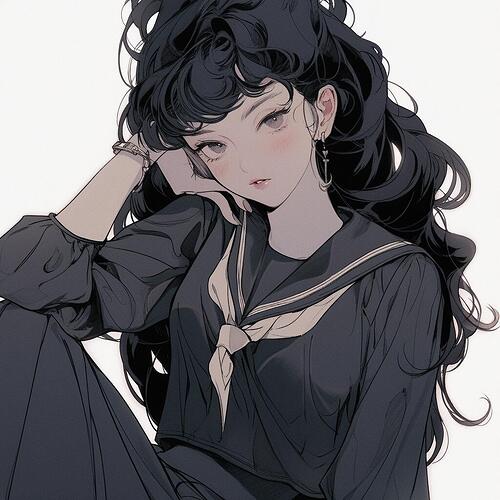 Tal_1980s_shoujo_manga_sailor_uniform_punk_lady_goth_21191569-a9ff-486f-9932-265cd6da22cf