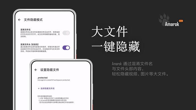 Amarok - 一鍵隱藏安卓手機隱私文件和應用[Android] 5